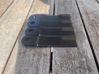 Walker Mower Flail Blade set Lower mulch side discharge deck