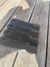 Walker Mower Flail Blade set Lower mulch side discharge deck