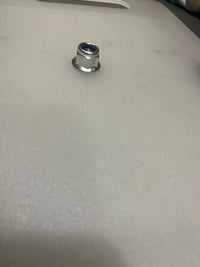 Nut 12mm Nylon Flange grade 8.8. Chromate