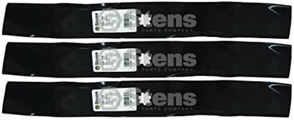 John Deere D Series 48" Blade set (3 Blades) Star Drive Mulching