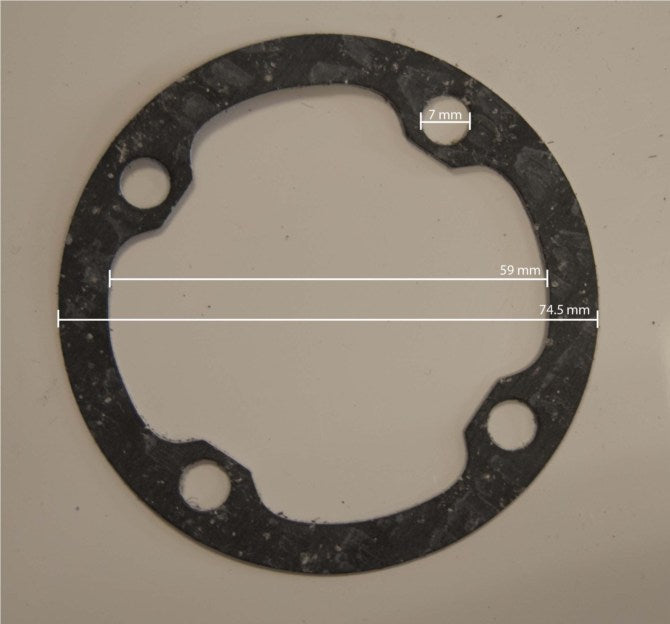 Gasket for Cross Tube on Walker Mower Deck Gearbox