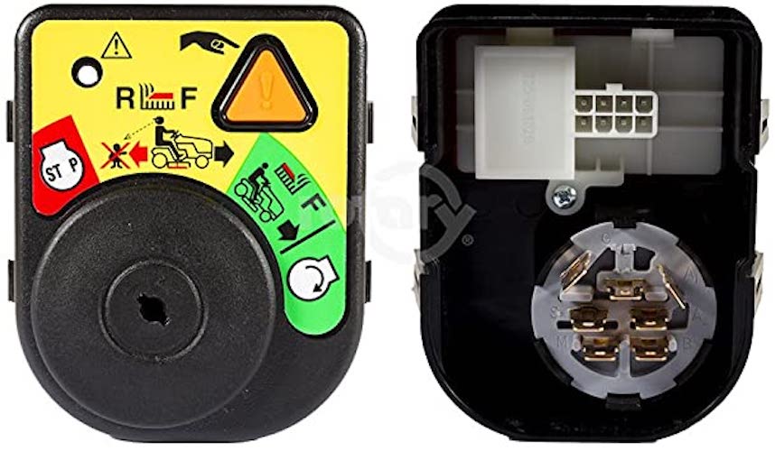 Ignition switch for MTD and Cub Cadet riding mower with reverse mow mo