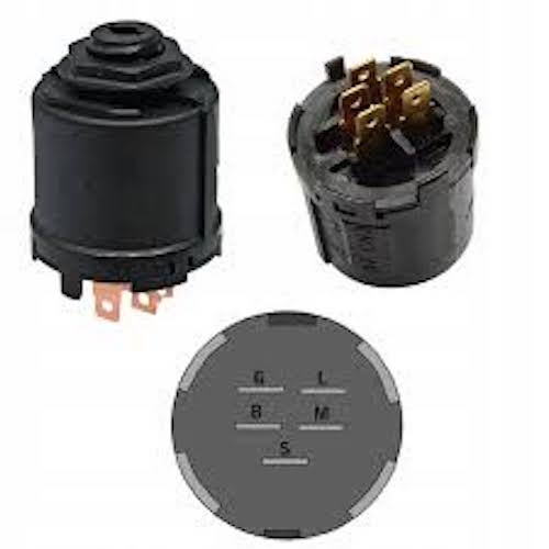 Ignition switch for MTD and Cub Cadet riding mower